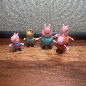 Peppa Pig and Friends Toy Figures Lot Of 5